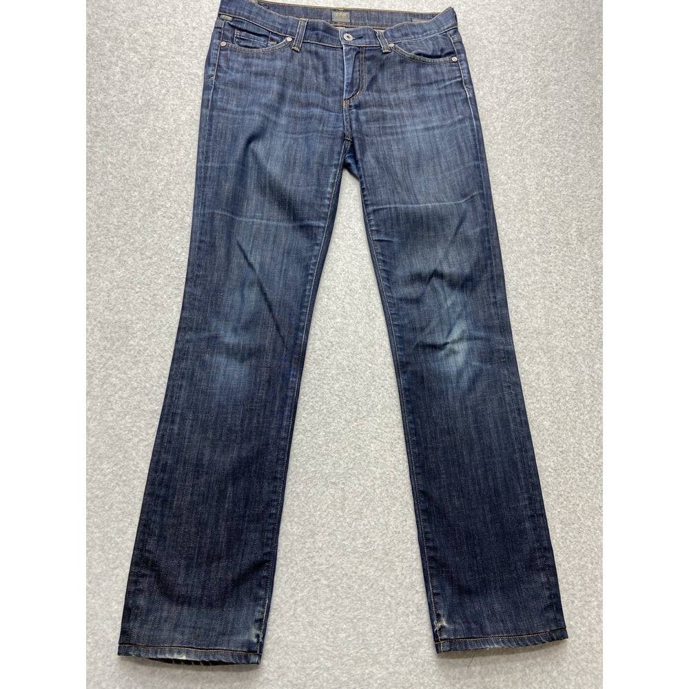 Citizens of Humanity Jeans Mens 32x30‎ Blue Straight Leg Stretch USA Made Tag 28